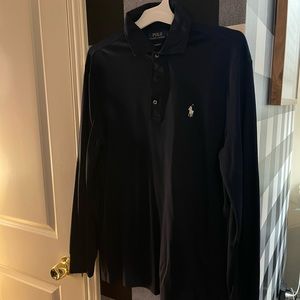 Classic Fit Ralph Lauren long navy button shirt, small